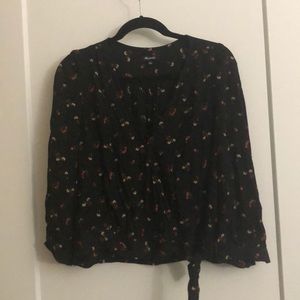 Madewell wrap top